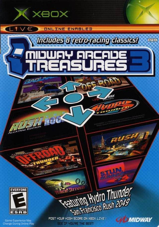 Midway Arcade Treasures 3 (Xbox) - Game Manual Only