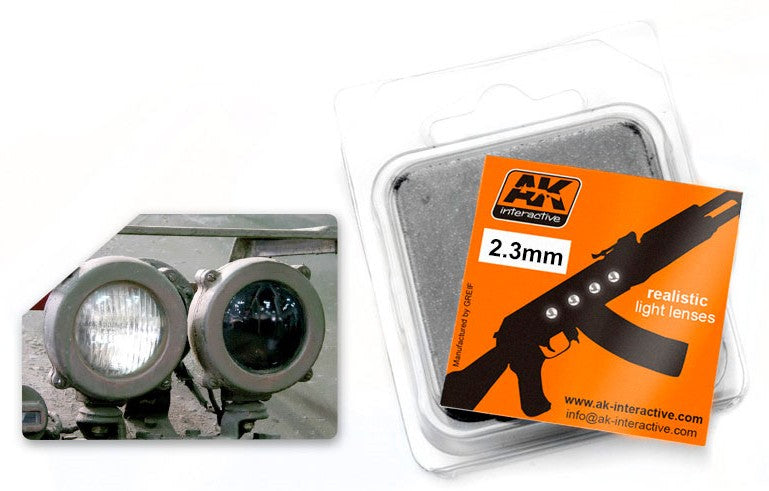 AK Interactive 209 White Light Lenses 2.3mm (4)
