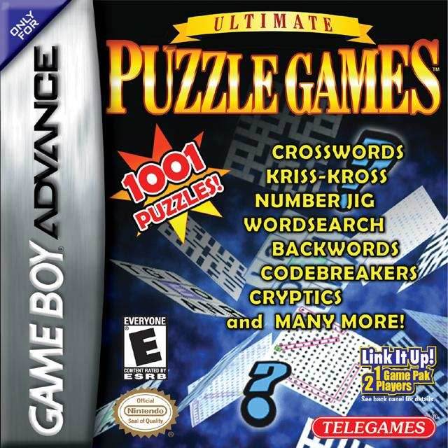 Ultimate Puzzle Games (Gameboy Advance) - Game Manual Only