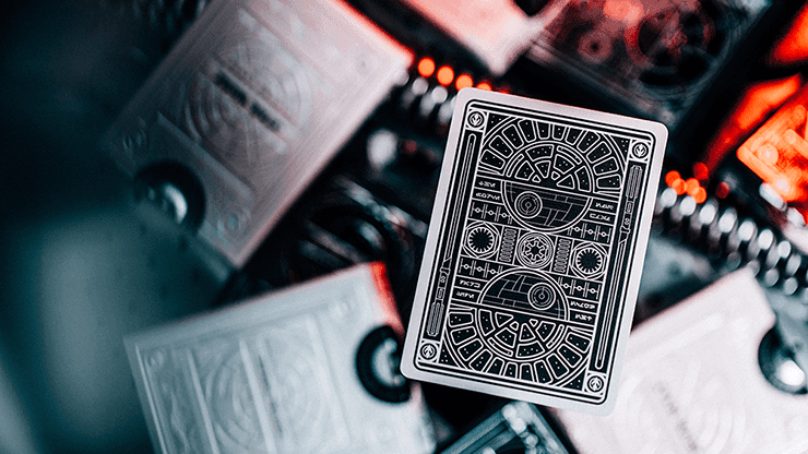 Star Wars Dark Side Silver Edition Playing Cards (Graphite Grey) by theory11 - 