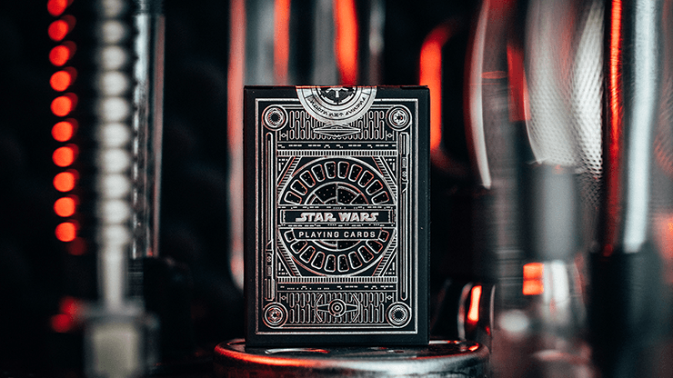 Star Wars Dark Side Silver Edition Playing Cards (Graphite Grey) by theory11 - 