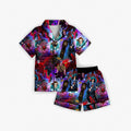 The Other Side Button Up Short Set