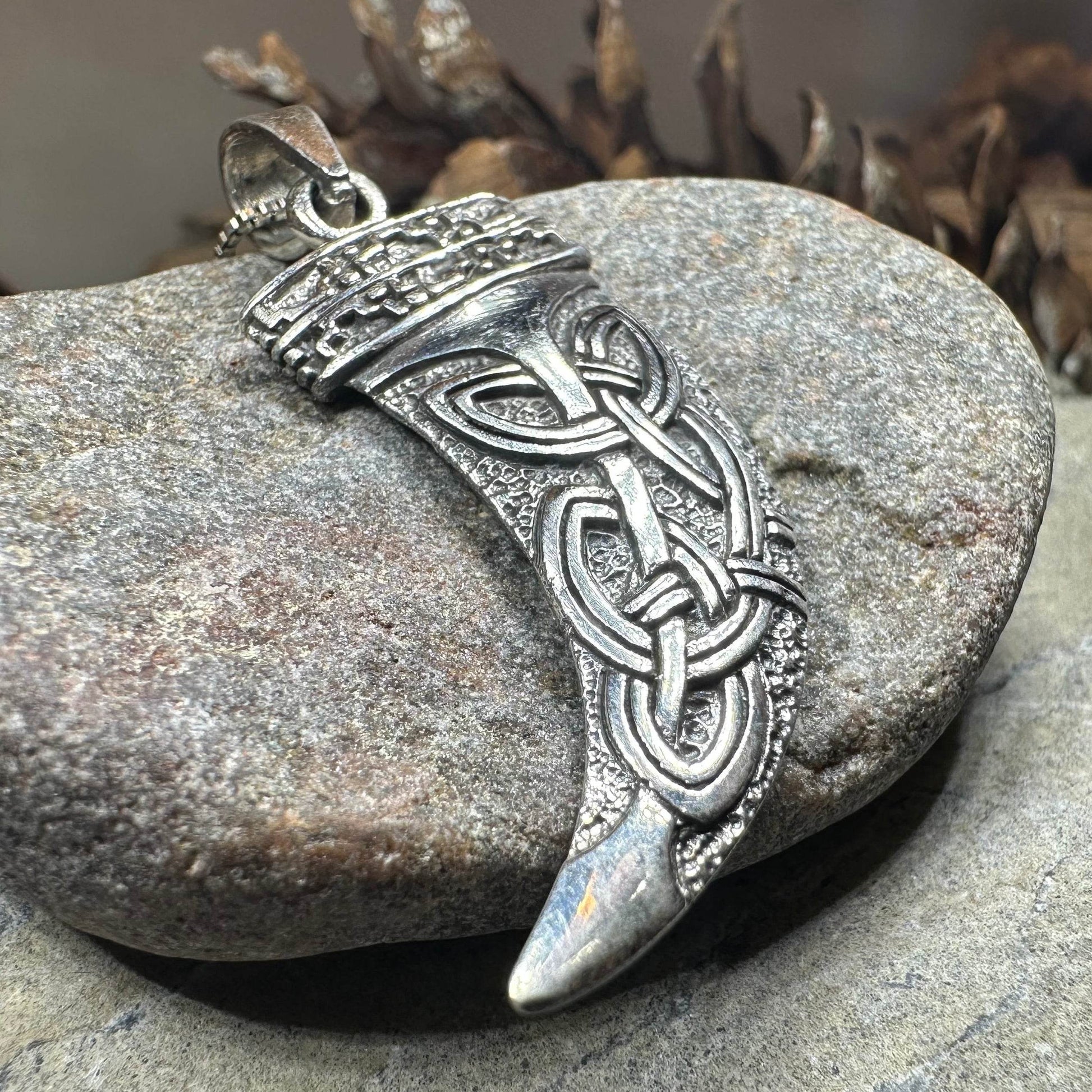 Celtic Wolf Claw Necklace - 