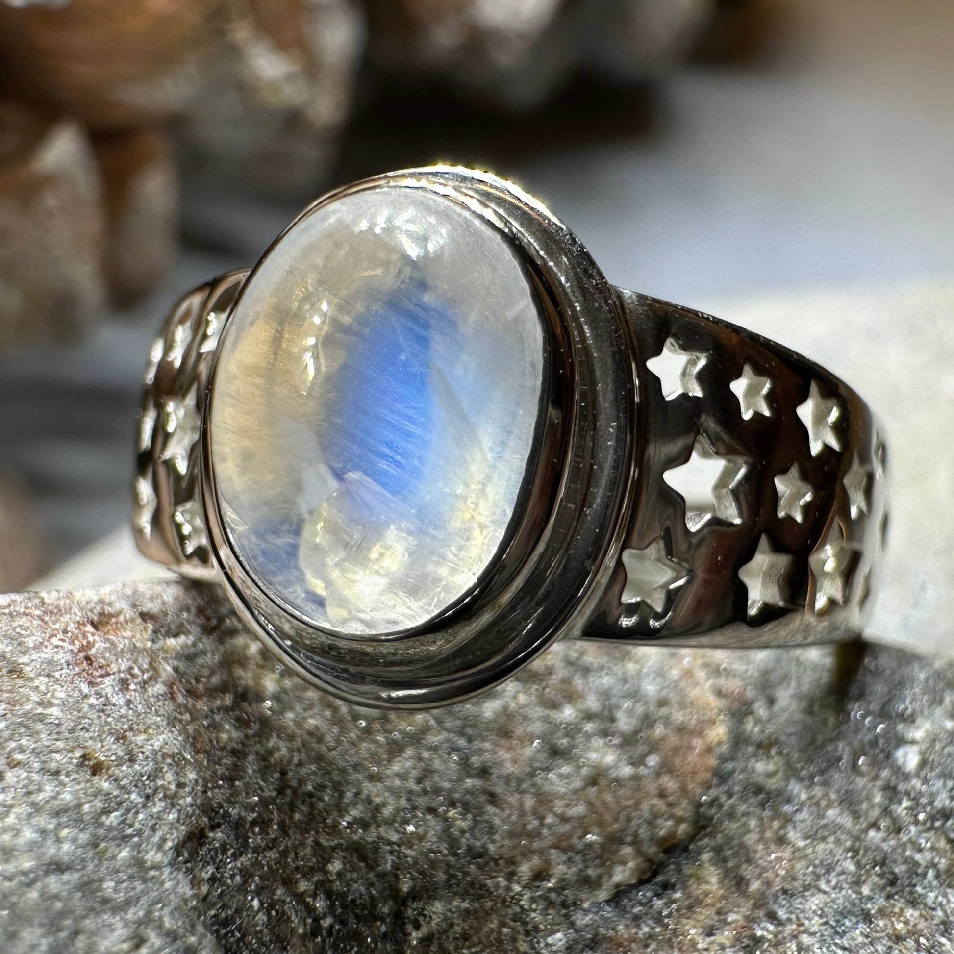 Sebille Silver Stars Ring - 5