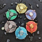Unique Fidget Spinner Dice: Three Metal Dragon Head Cool DND Spin Roulette Dice