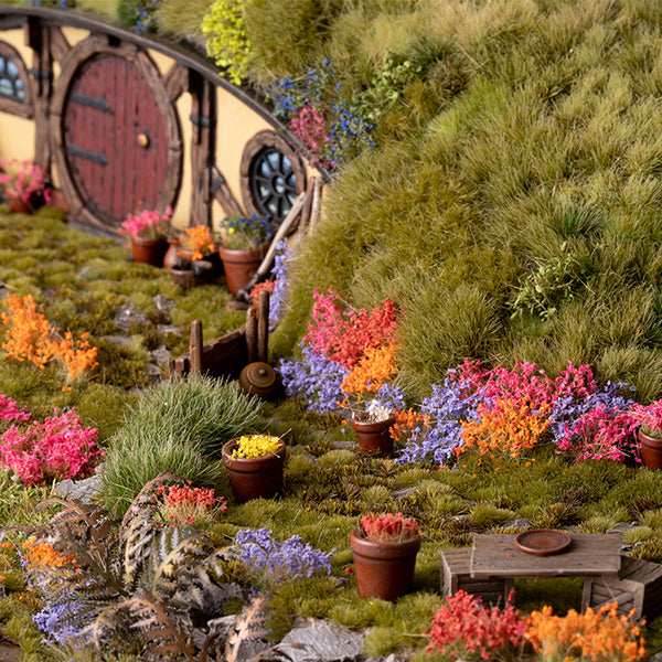 Gamers Grass Tufts: Garden Flowers Set- Wild - 