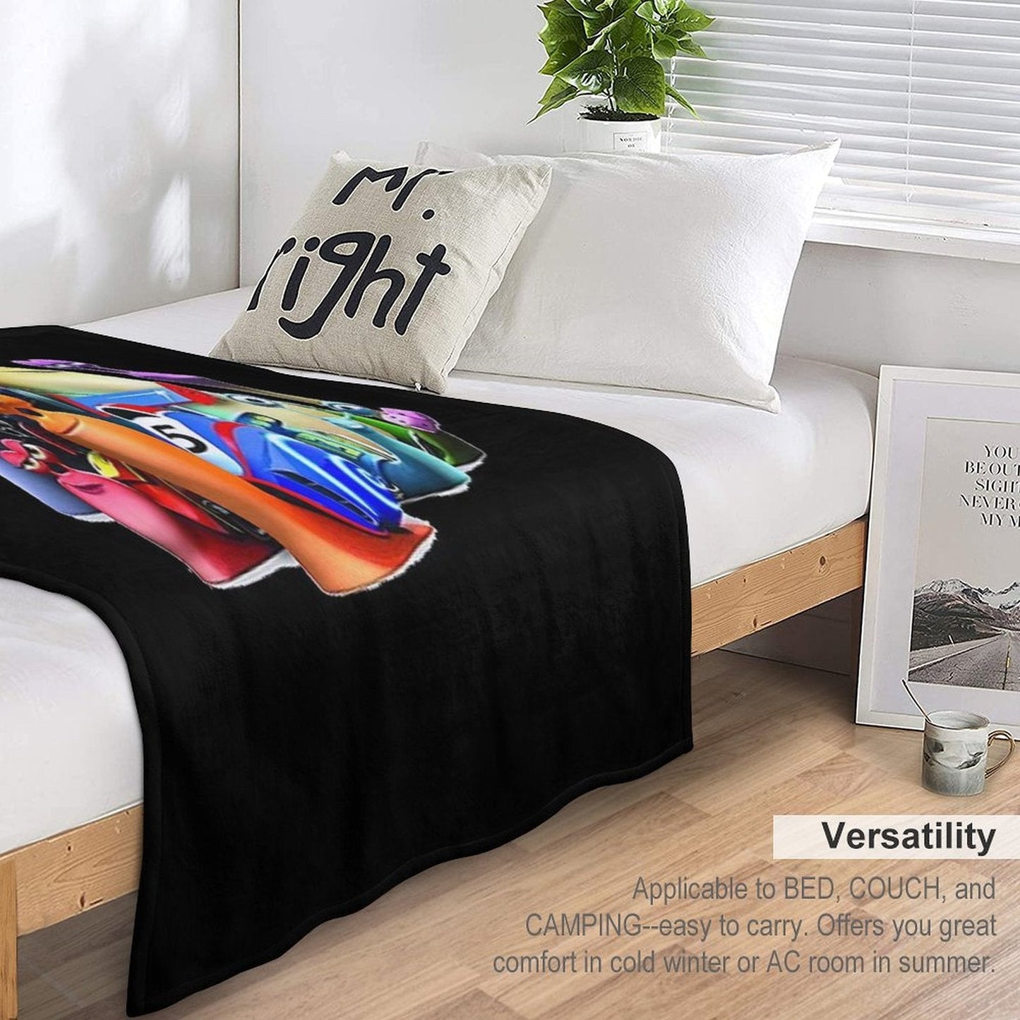 Snail Turbo Throw Blanket
