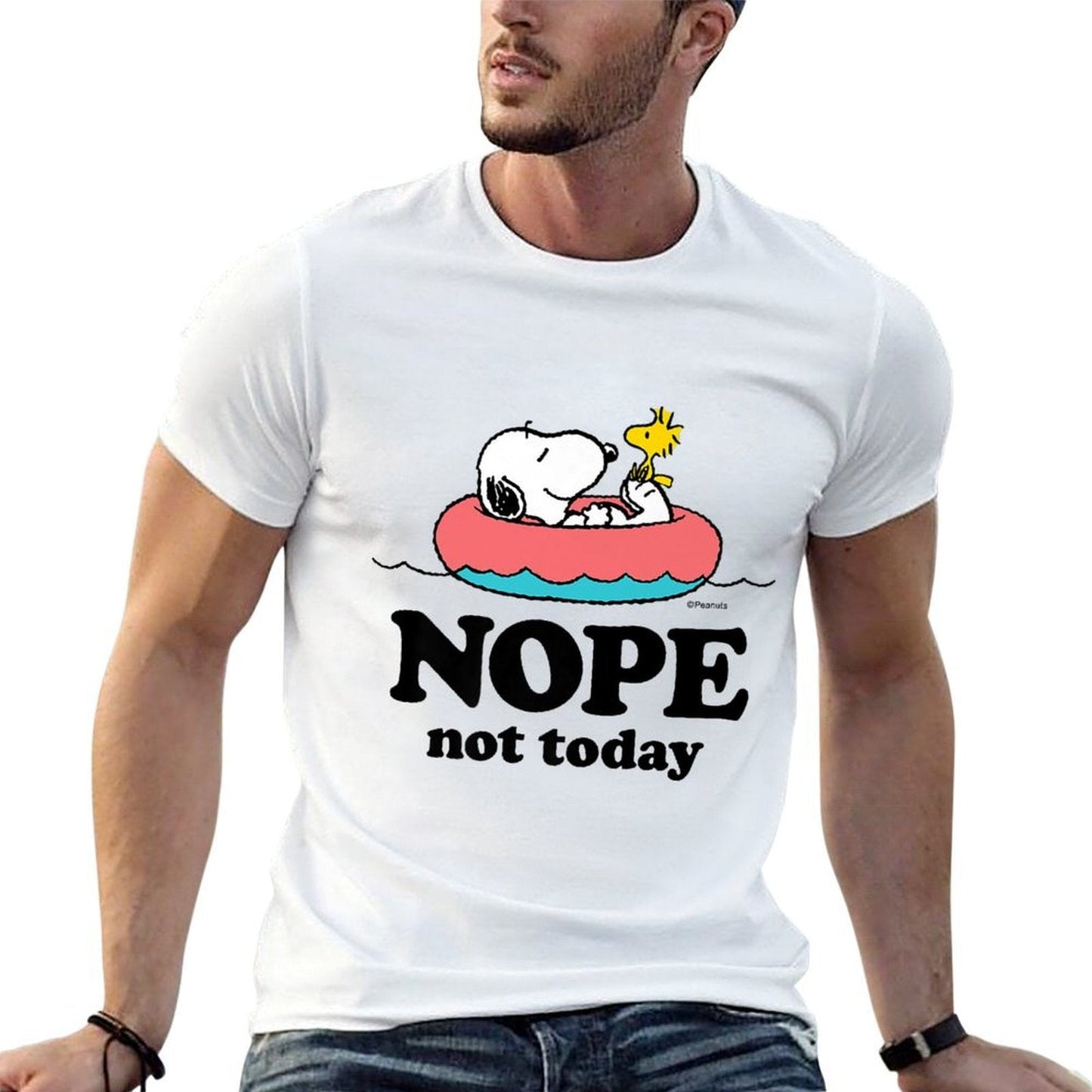 Peanuts - Snoopy Nope Not Today Premium  Durable T-Shirt