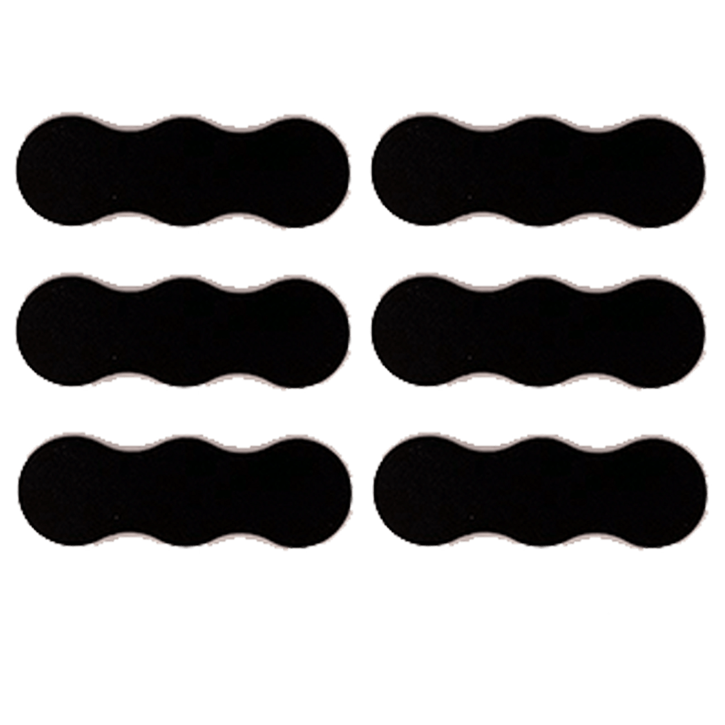 6pcs 3-Man Straight Plasteel & Adhesive Movement Tray