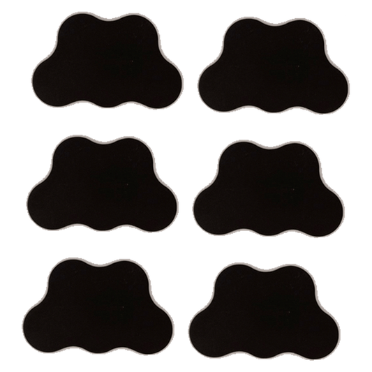 6pcs 5-Man Cloud Plasteel & Adhesive Ferro-Magnetic Movement Tray