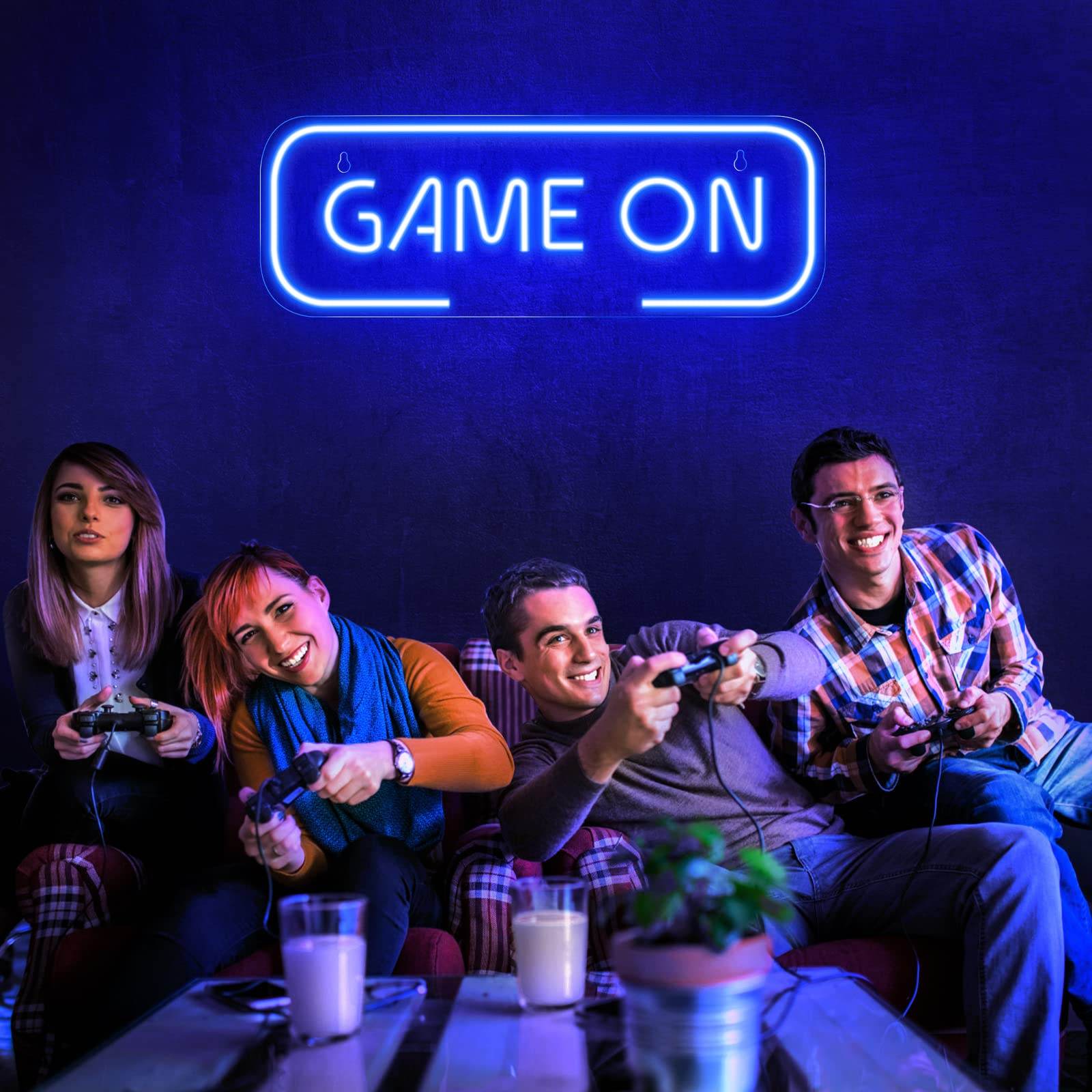 Gaming Neon Sign - LED Neon Light for Game Room Decoration | Teen Gamer Gift - Mushroom1_Green