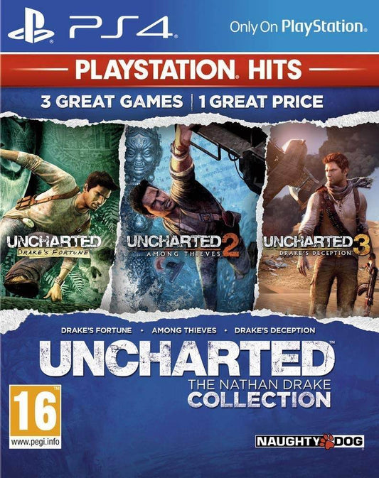 Uncharted The Nathan Drake Collection (Playstation Hits) [European Import] (Playstation 4) - Game Only