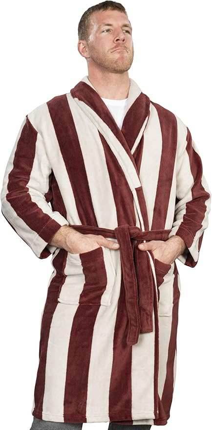 80’s High School Ferris Day Off Movie Replica Halloween Cosplay Bathrobe Costume - One size