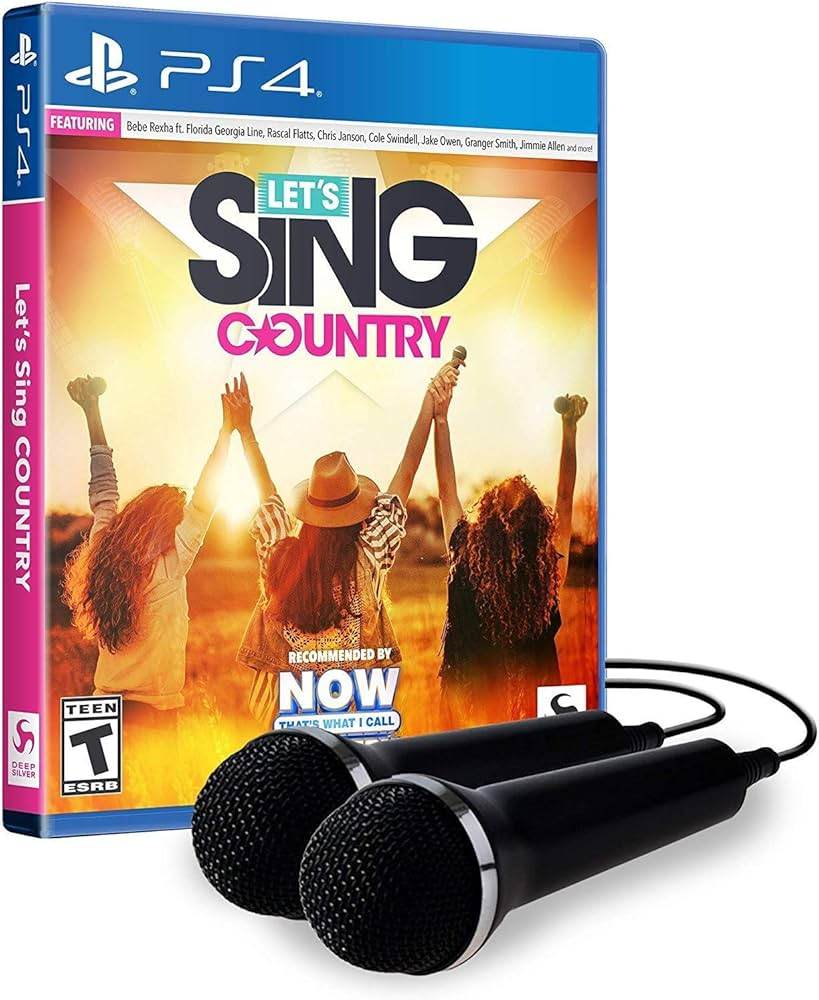 Let's Sing Country - 2 Mic Bundle (PlayStation 4) - Game Only