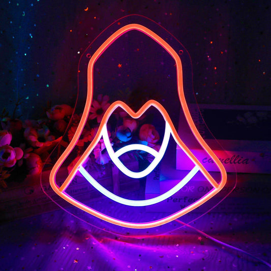 Assassin Neon Sign - Dimmable USB Powered Neon Wall Decor for Game Room & Bedroom - 