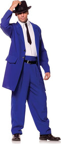 Men's Mobster Blue Zoot Suit Adult Costume
