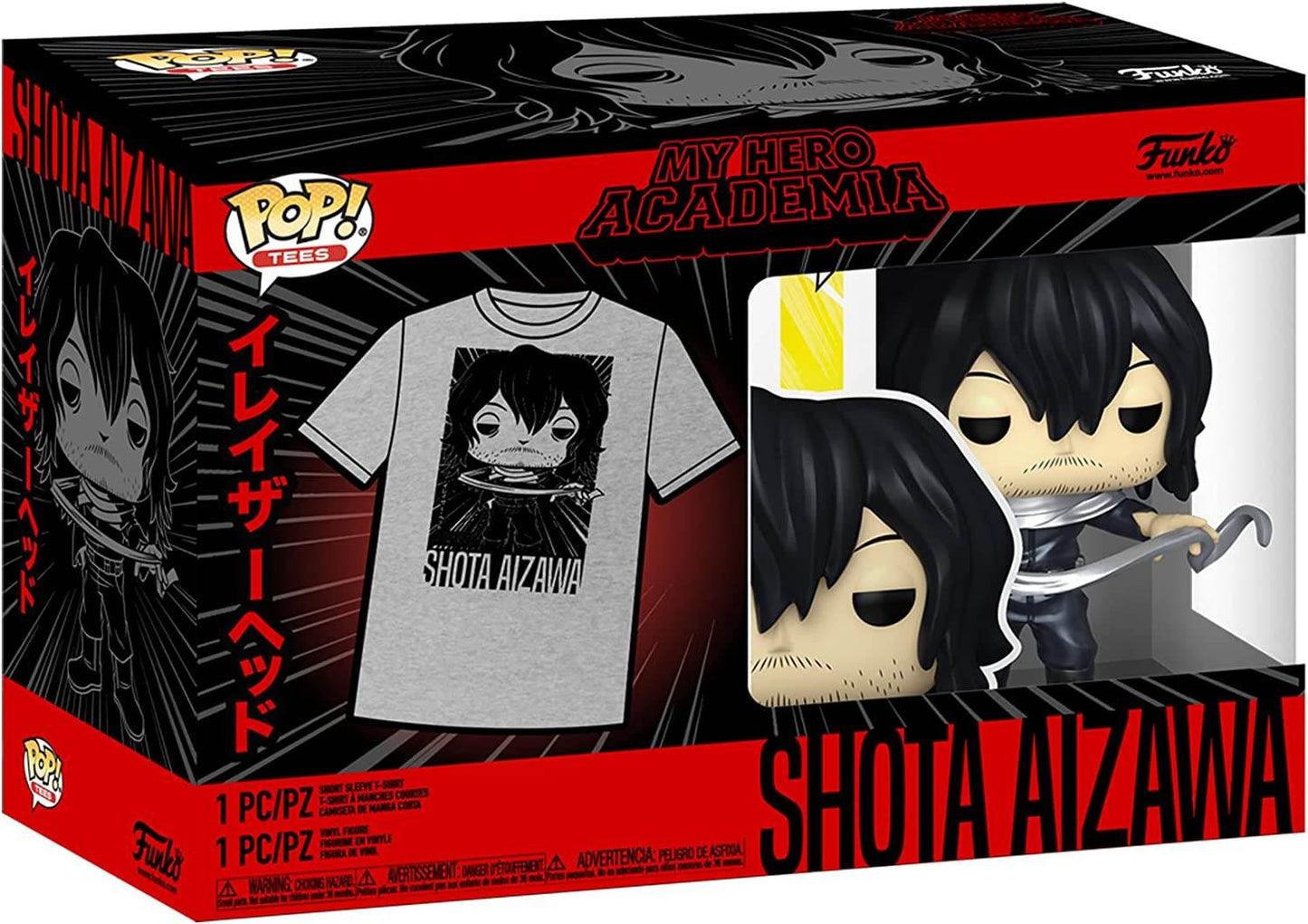 Funko Pop! & Tee: My Hero Academia - Shota Aizawa - M