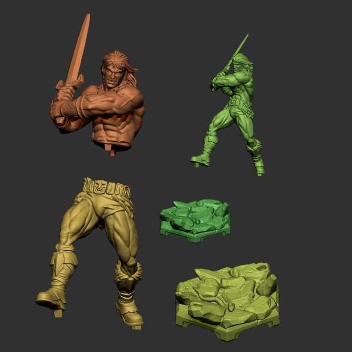 Ax Battler - Golden Axe Inspired Miniature - 32mm