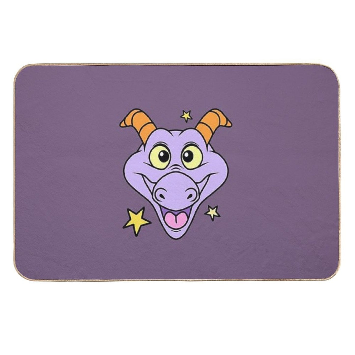 Figment with Stars  Odorless Bath Mat