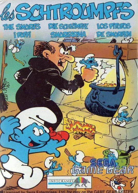 Smurfs (Sega Game Gear) - Game Manual Only
