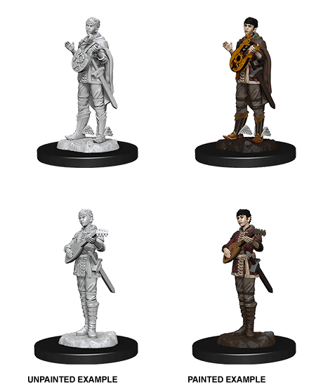 D&D: Nolzur's Marvelous Miniatures - Half-Elf Female Bard - 