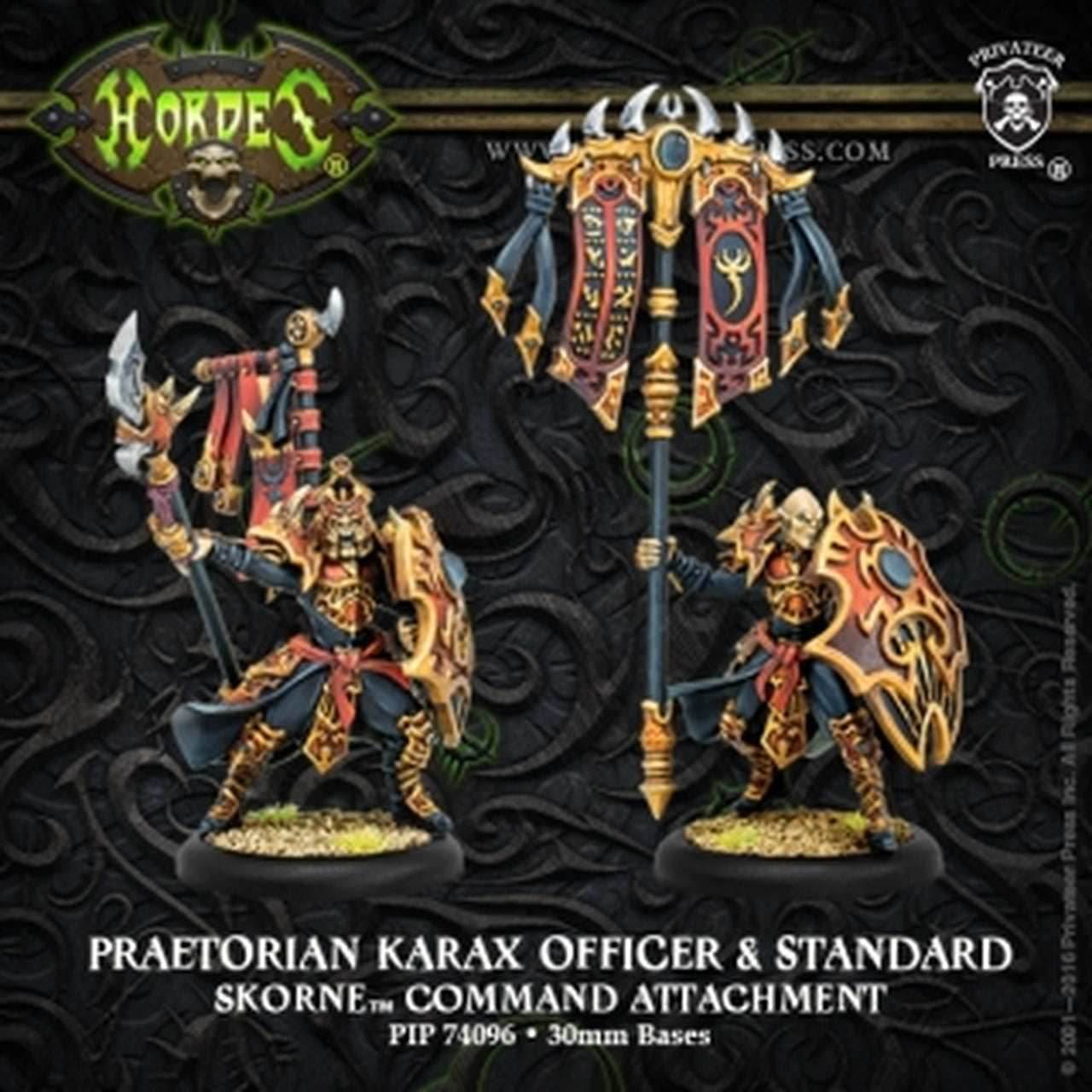 Hordes: Skorne Praetorian Karax Commander & Standard - 