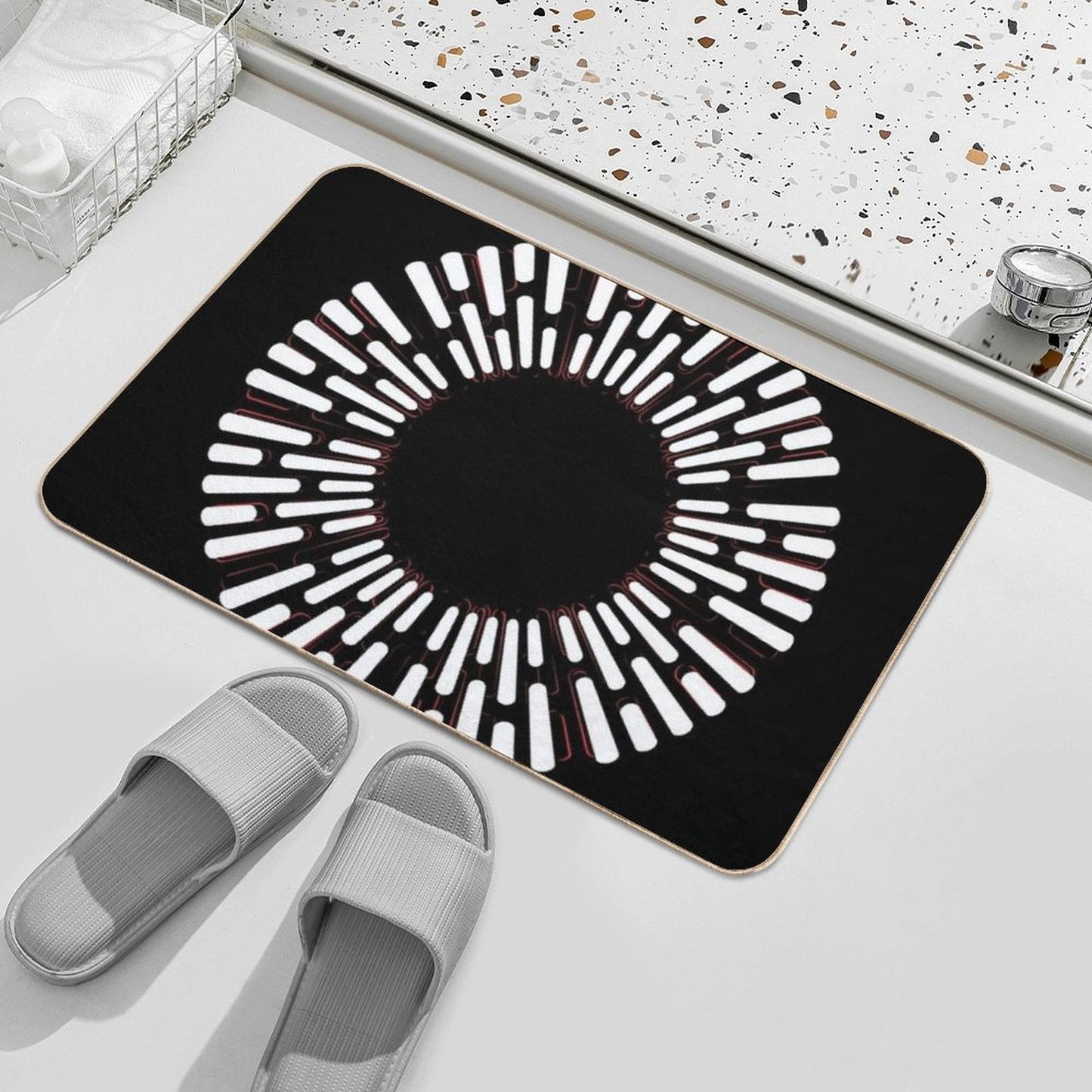 Death Star Lighting Bath Mat