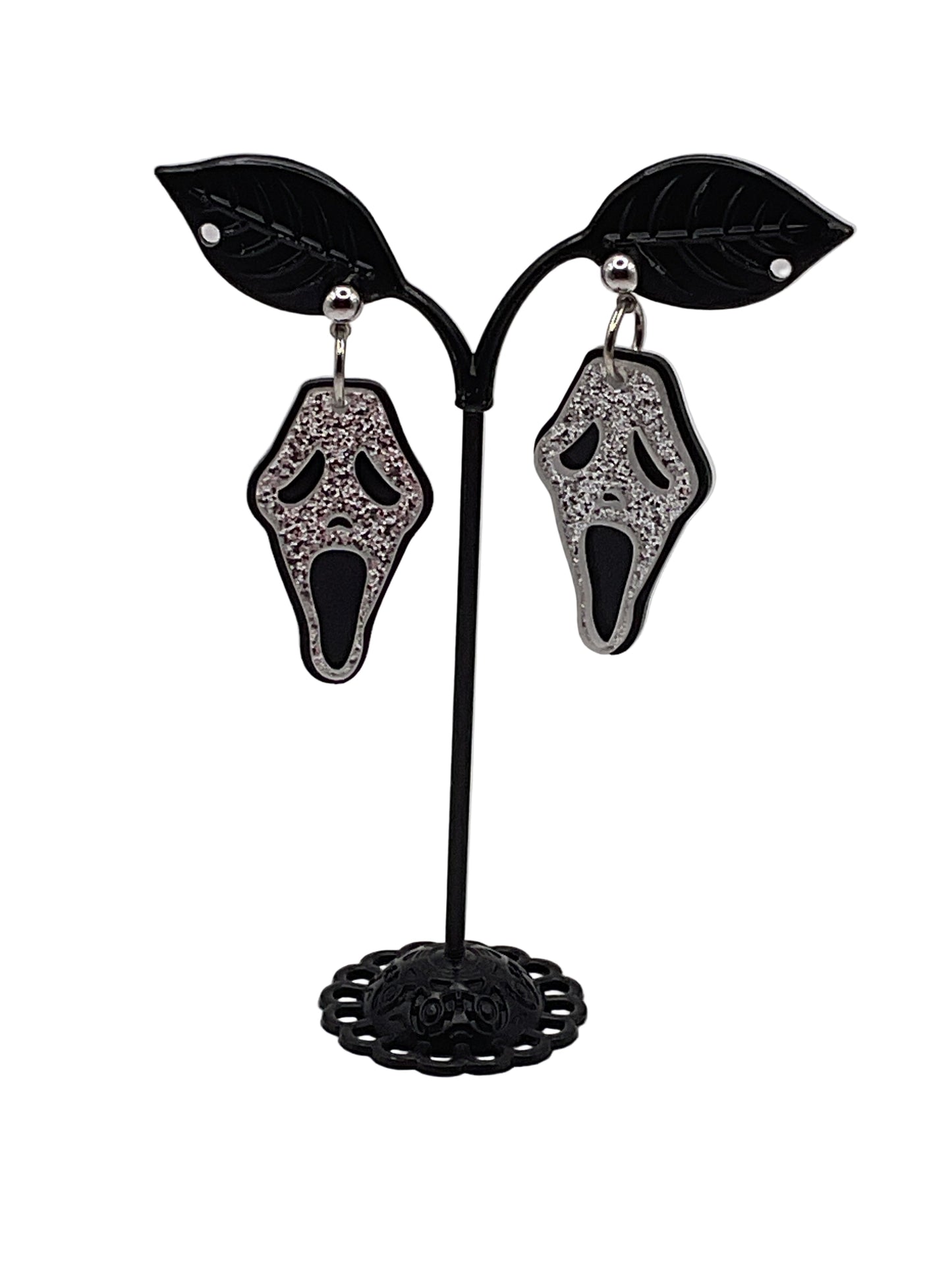 Glitter Scream Earrings