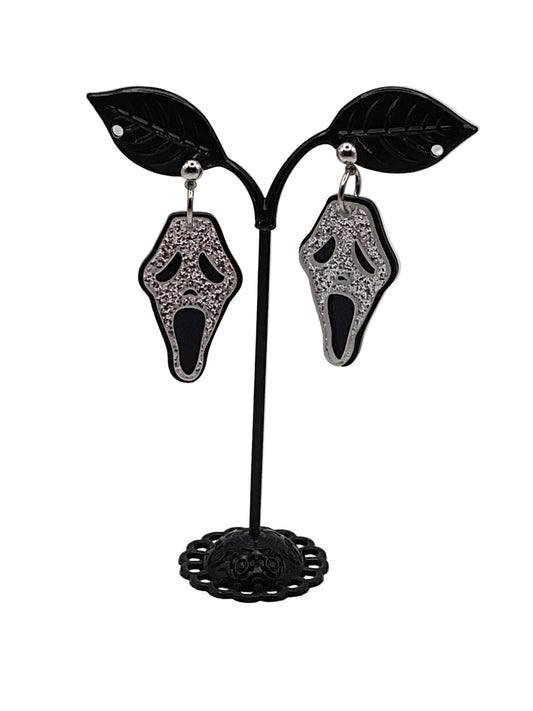 Glitter Scream Earrings