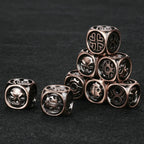 DND Dice Original Fun Lucky Ladybug Metal D6 Dice