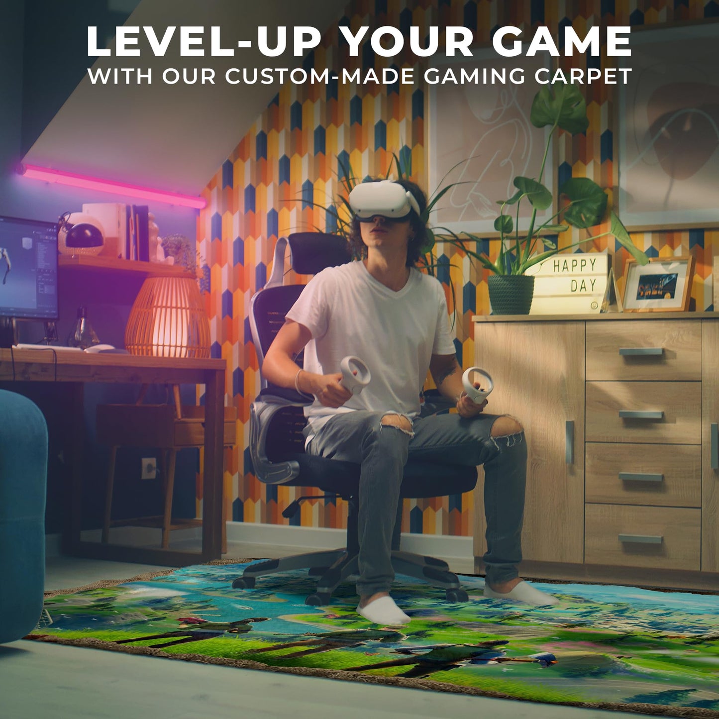 Fortnite Decor Rug- 62x40 inches