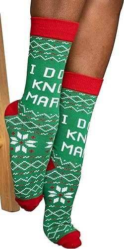 Todd and Margo Adult Unisex Socks - Red