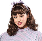 Samantha Parkington American Girl Doll Plaid Womens Costume Dress