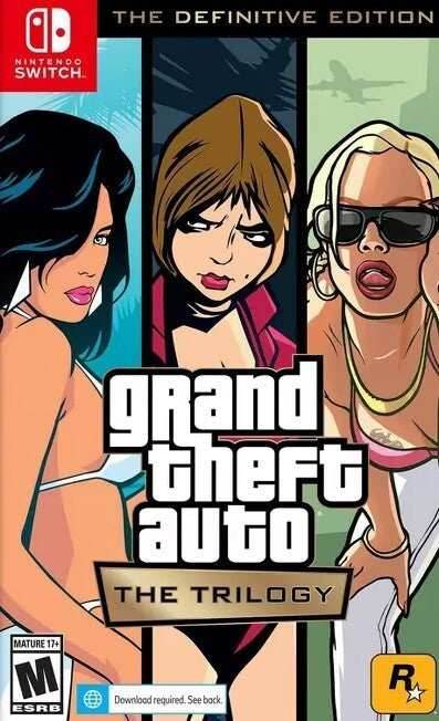 Grand Theft Auto: The Trilogy - The Definitive Edition (Nintendo Switch) - Game Manual Only