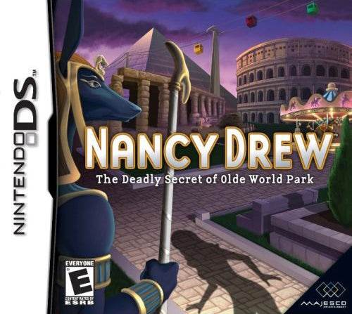 Nancy Drew: The Deadly Secret of Olde World Park (Nintendo DS) - Game Manual Only
