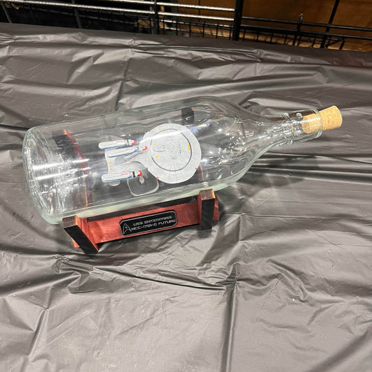 Star Trek Triple Nacelle Enterprise in a Bottle - 