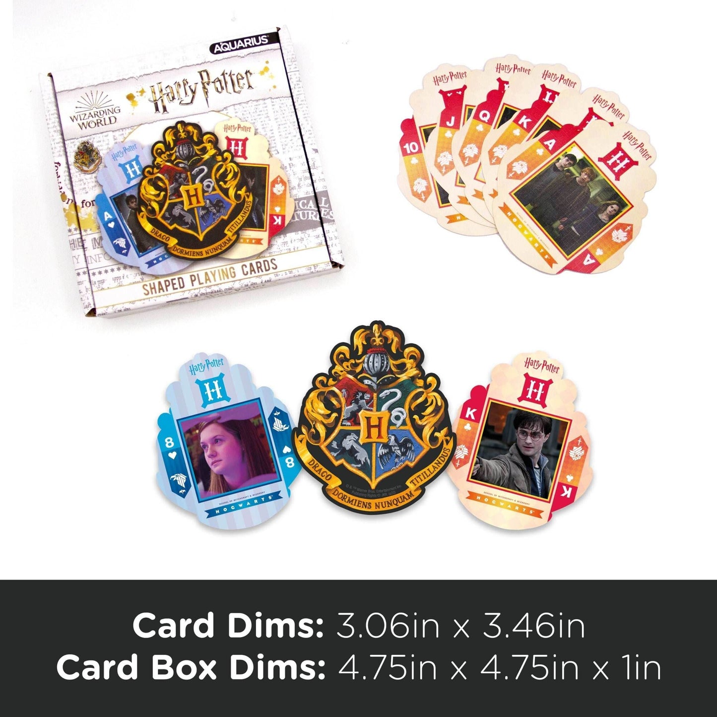 Aquarius Playing Cards: Harry Potter Shaped Cards - 