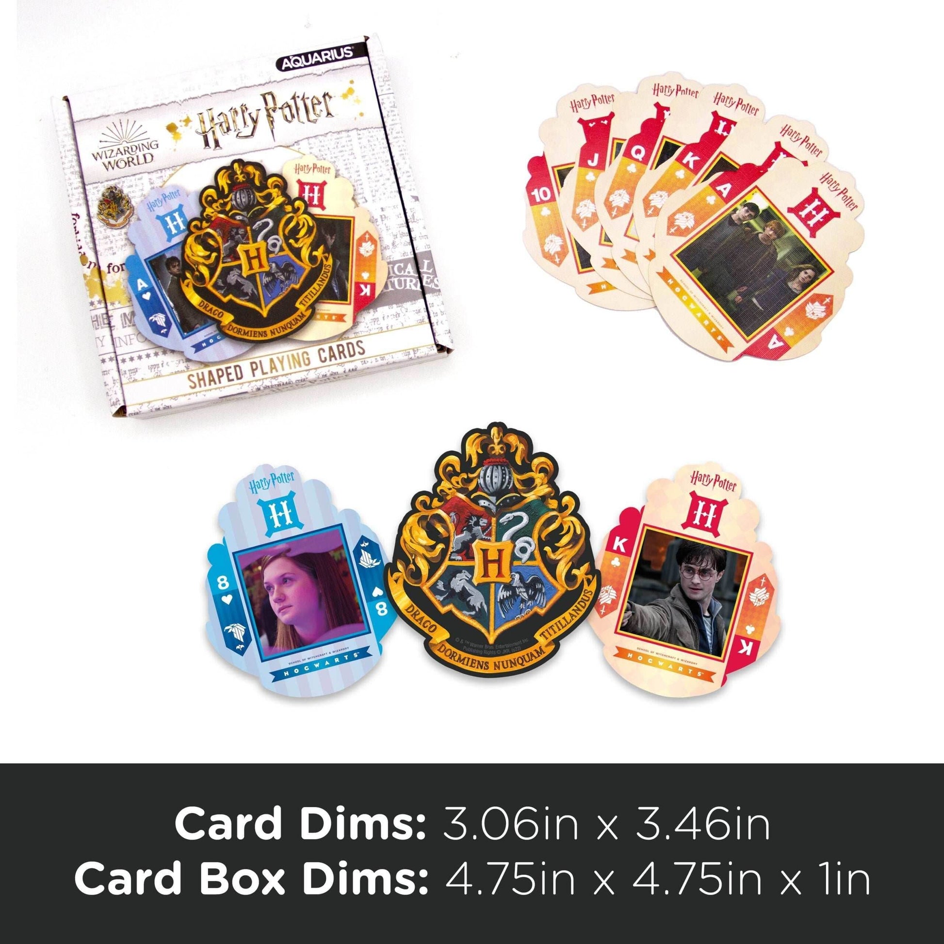 Aquarius Playing Cards: Harry Potter Shaped Cards - 