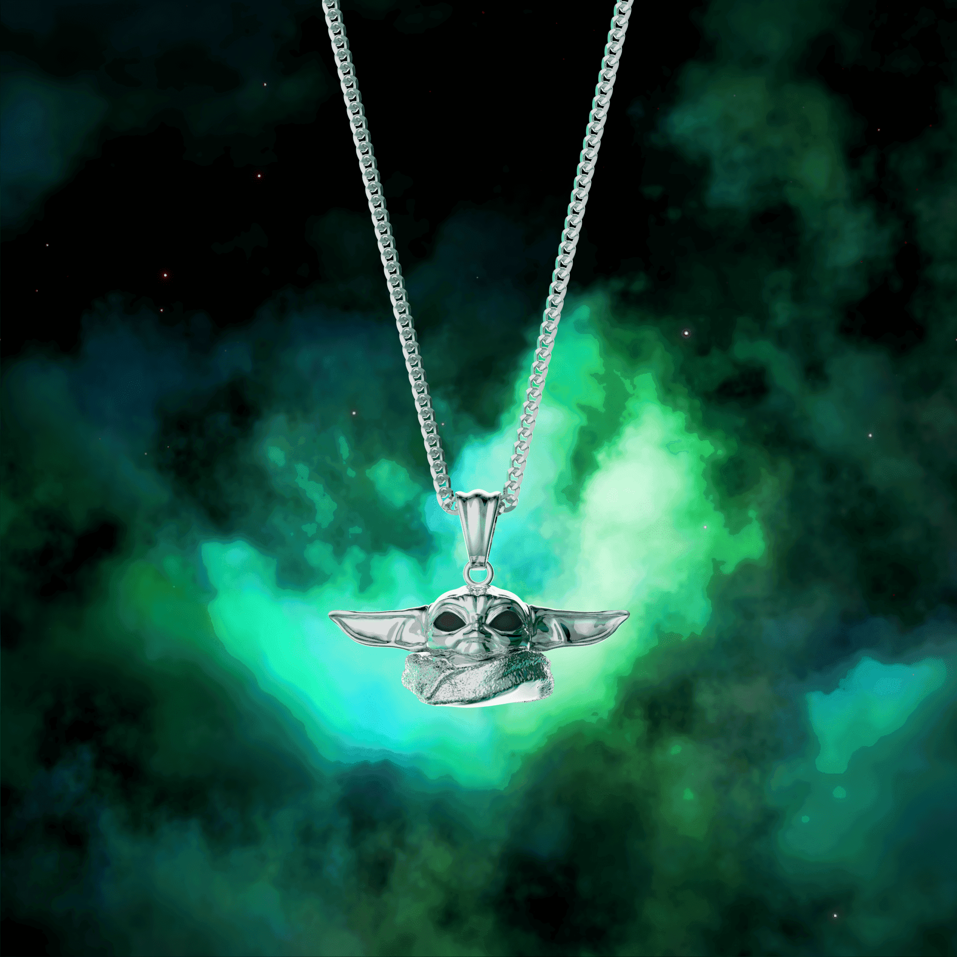 Star Wars™ Grogu Necklace - Black