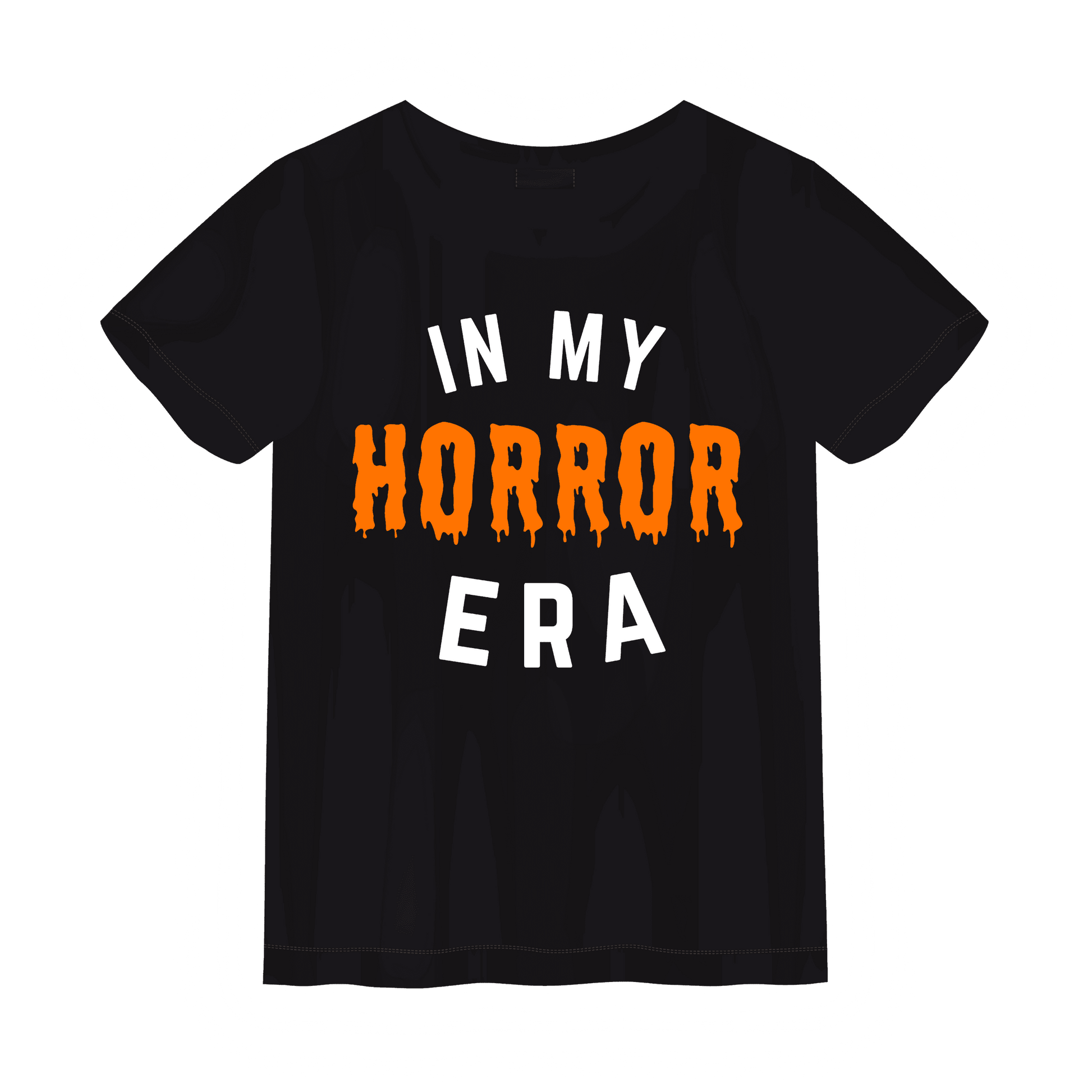 In My Horror Era Tee (Curved) - Small / Orange