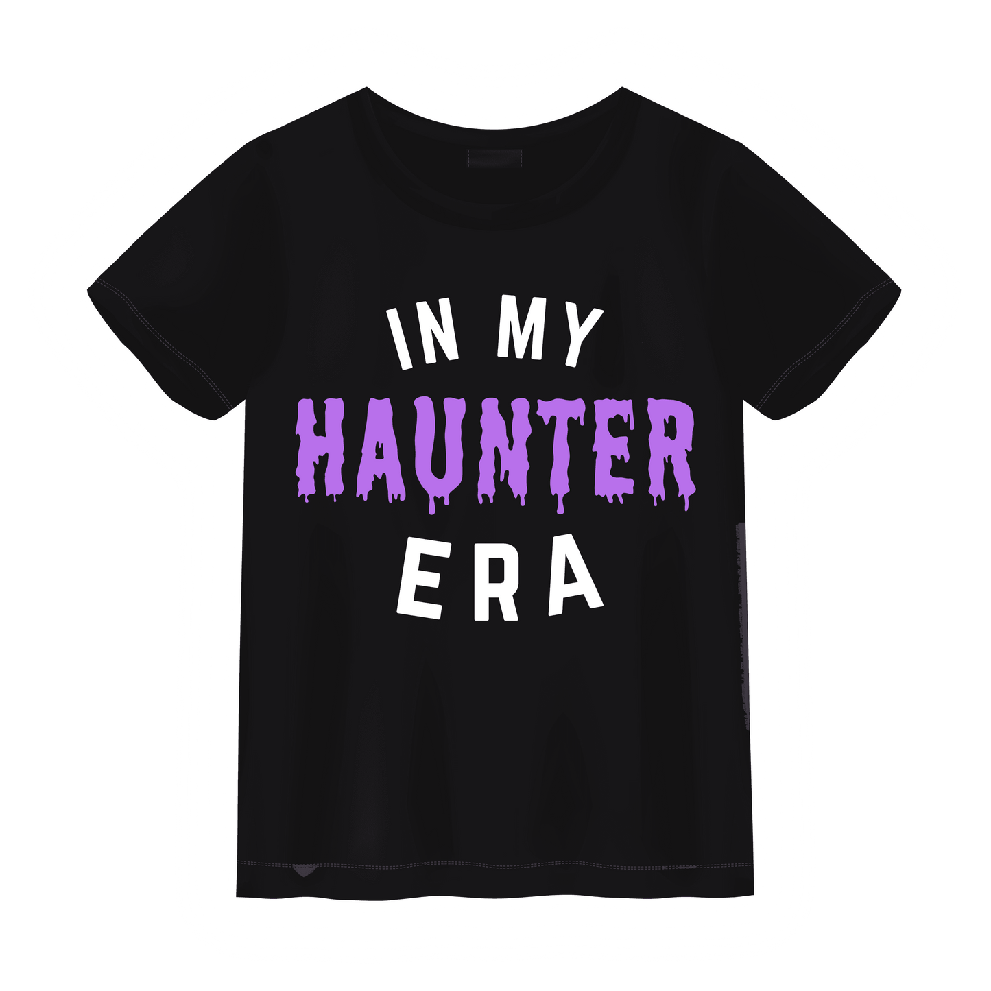In My Haunter Era Tee (Curved) - Small / Purple