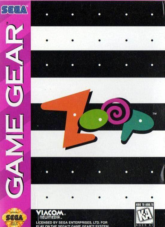 Zoop (Sega Game Gear) - Game Manual Only