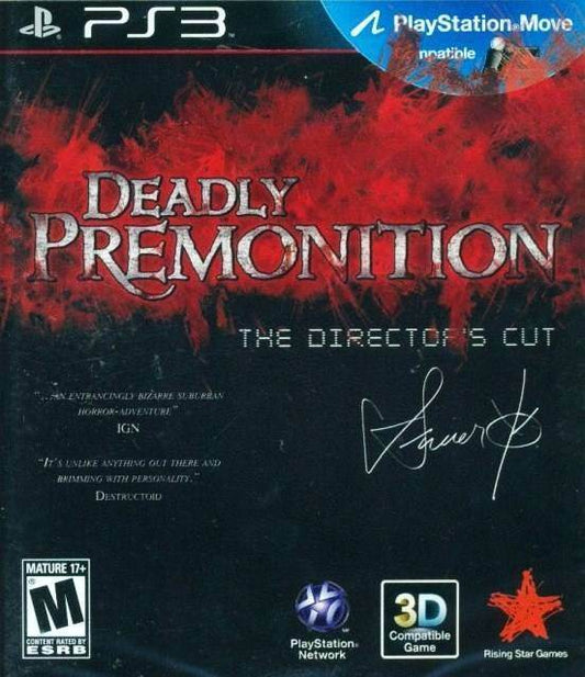 Deadly Premonition: The Director's Cut (Playstation 3) - Game Manual Only