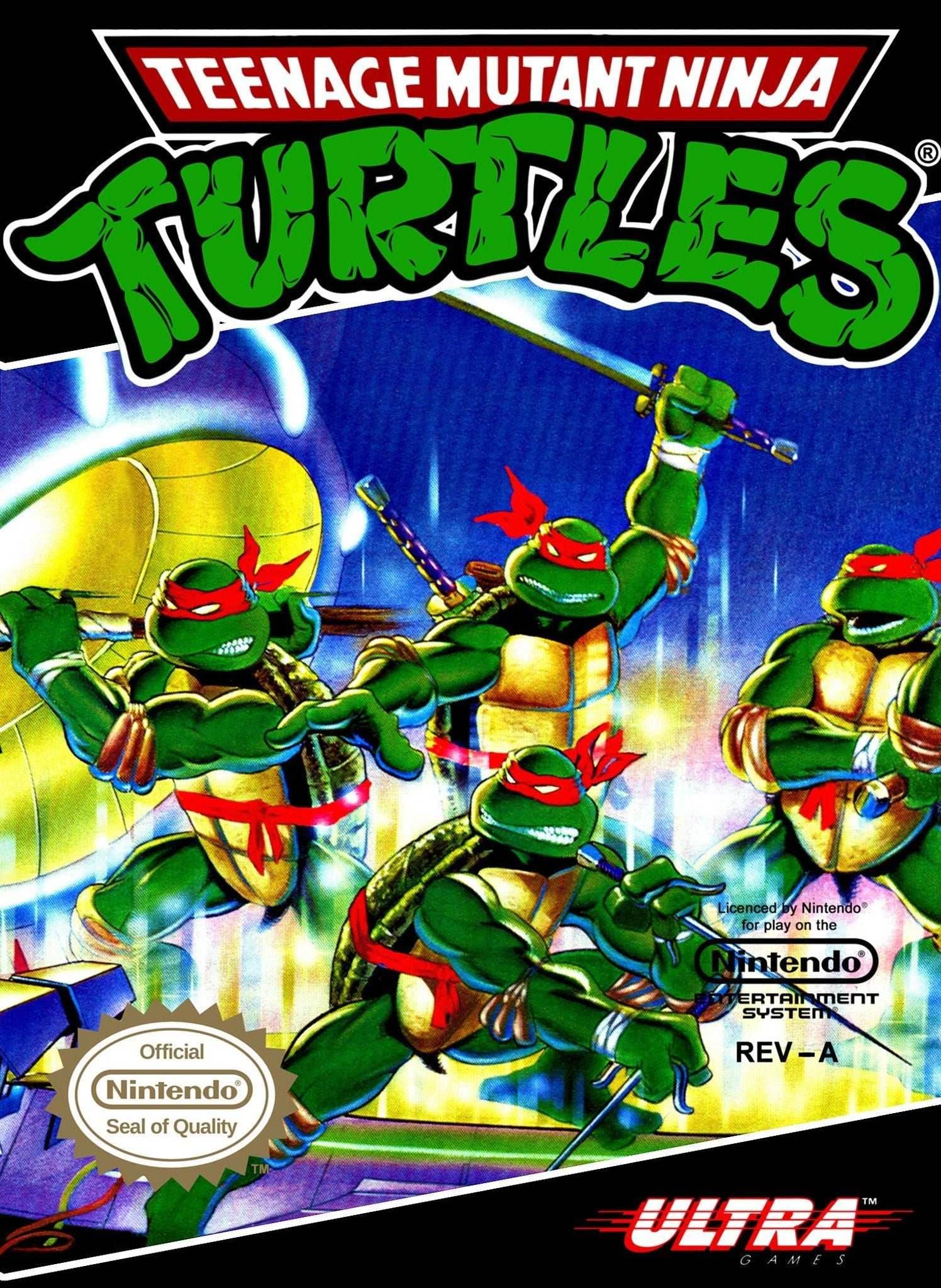Teenage Mutant Ninja Turtles (Nintendo NES) - Game Manual Only