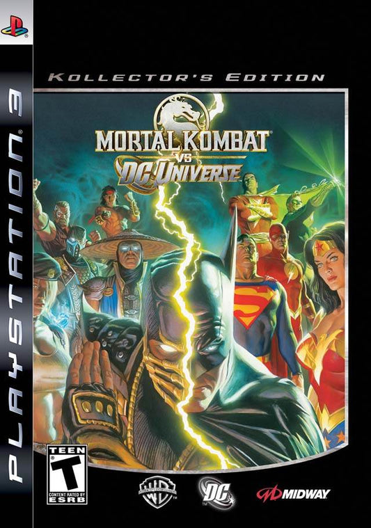 Mortal Kombat vs. DC Universe Kollector's Edition (Playstation 3) - Game Manual Only