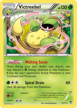 Victreebel 003/111 - XY  Furious Fists Reverse Holofoil