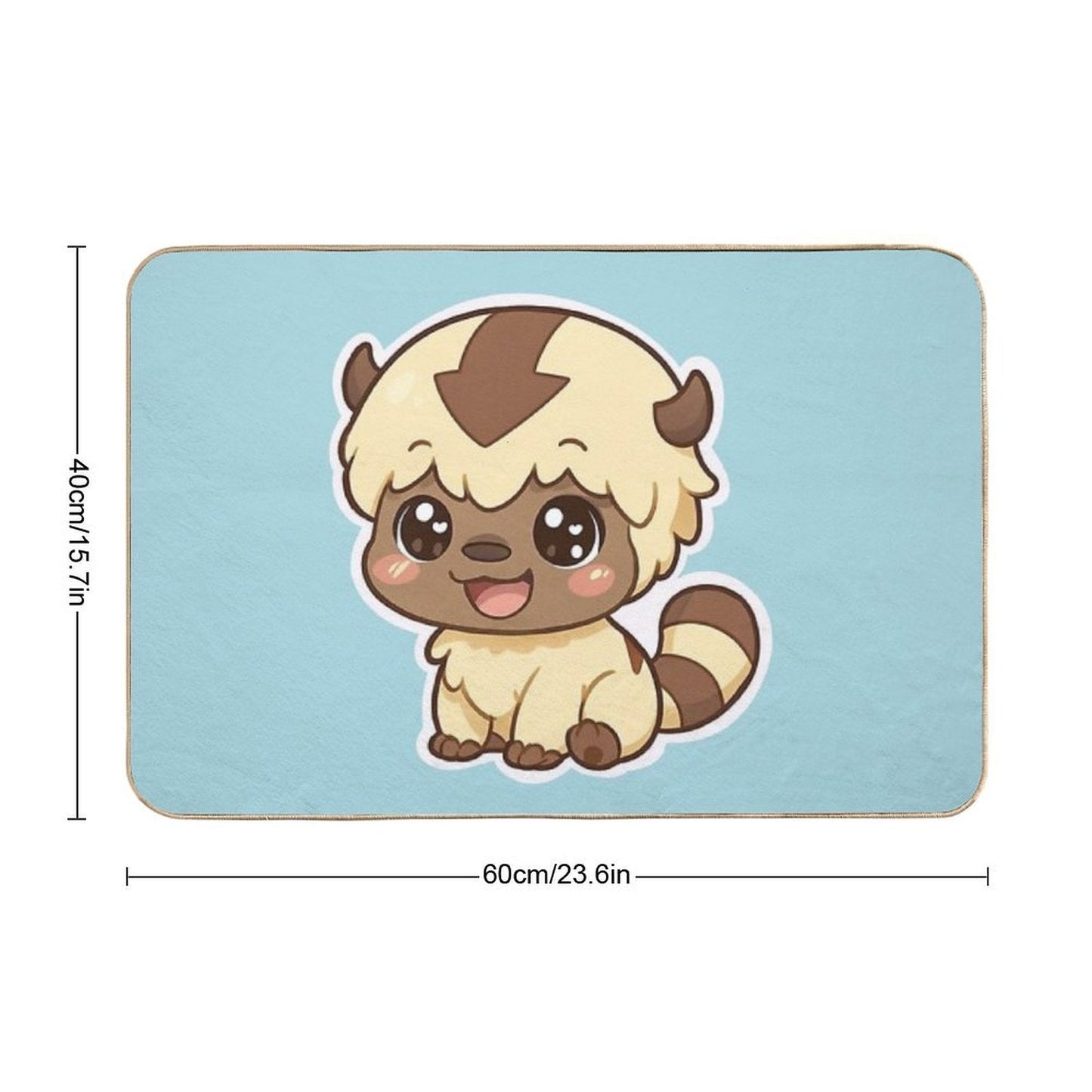 Appa The Last Air Bender  Absorbent Bath Mat