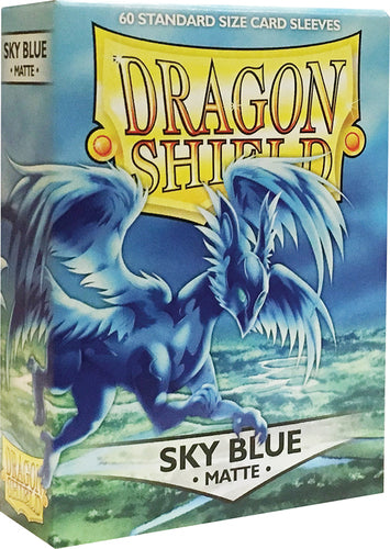 Dragon Shield Matte Sky Blue Standard Size Card Sleeves (60ct)