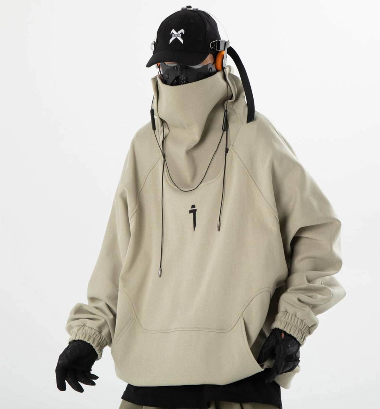 HiH49 Precision High Neck Olive Sweater - M