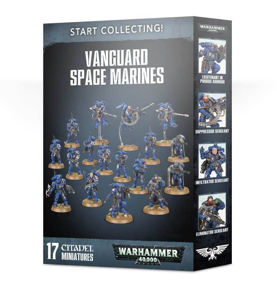 Warhammer 40K: Start Collecting! Vanguard Space Marines - 
